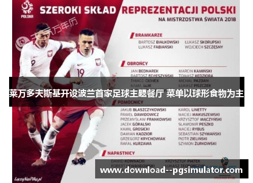 莱万多夫斯基开设波兰首家足球主题餐厅 菜单以球形食物为主 莱万多夫斯基开设波兰首家足球主题餐厅 菜单以球形食物为主